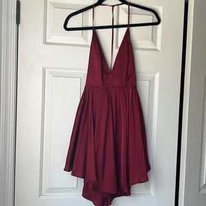Beautiful Silk NBD Red Dress, Small, Worn Once